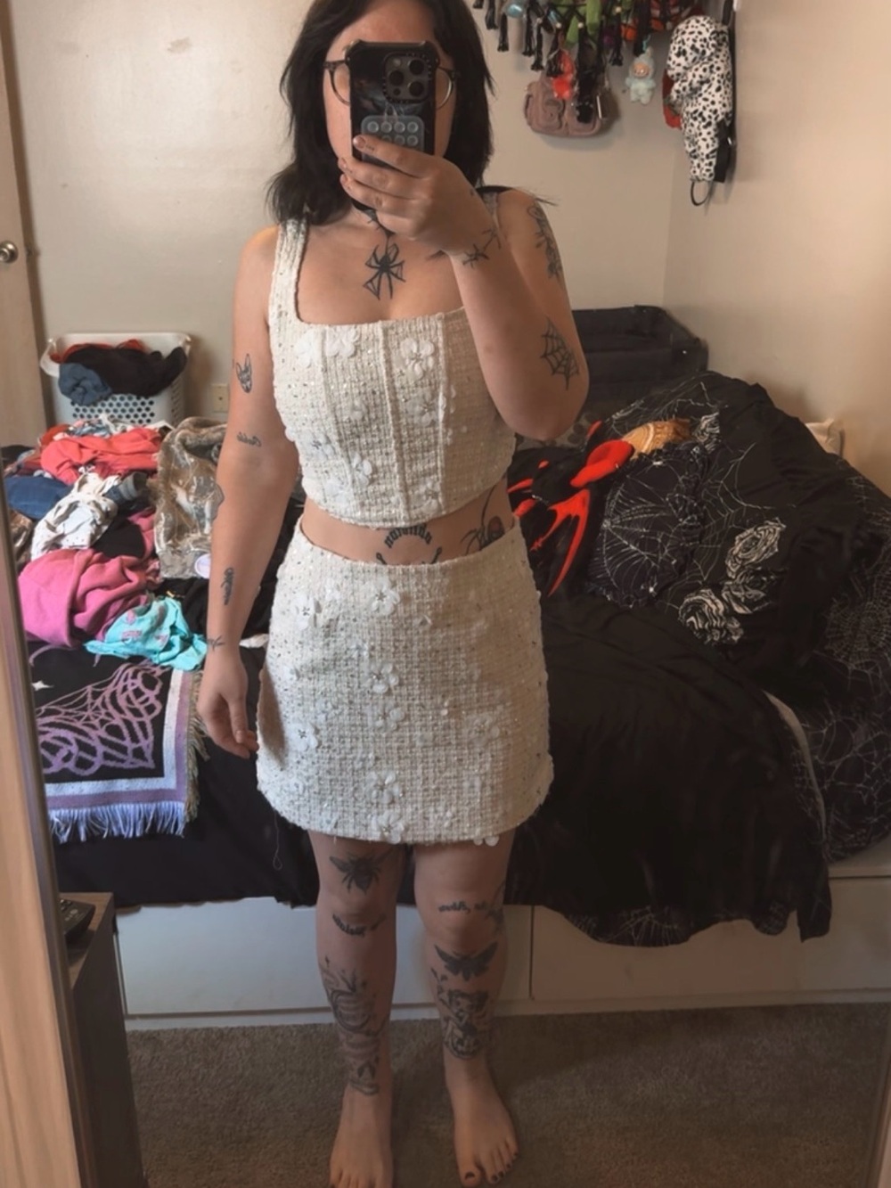Altar’d state mini skirt set size s/m
